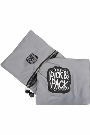 Pick & Pack Pick & Pack Protection Bag Cover (Fits Backpack M & L, Schoolbag) Visible Grey