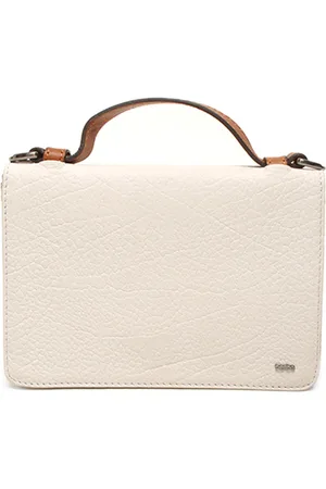 Berba Crossbodytas Dames Wit - Leer