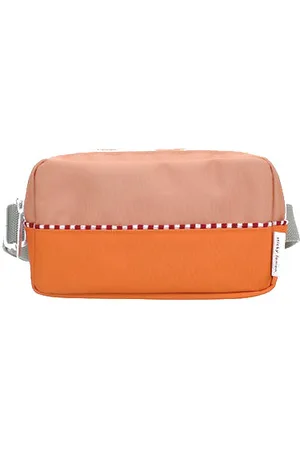 Sticky Lemon Fanny pack small | wonders | colourblocking | coral pink + lifebuoy orange