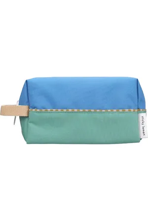 Sticky Lemon Toiletry bag | wonders | colourblocking | radar blue + aquatic green