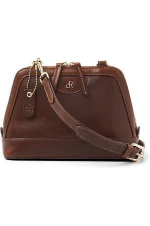 dR Amsterdam Schoudertas Milan Cognac