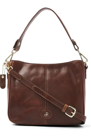 dR Amsterdam Handtas Cognac - Full Grain Waxed Cow Leather
