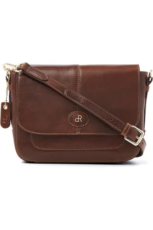 dR Amsterdam Schoudertas Milan Cognac
