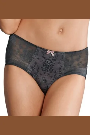 Rosa Faia Fleur High Waist Brief Antraciet 36 Dames