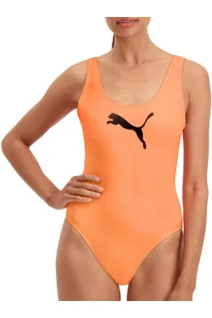 PUMA Swimsuit Oranje X-Small Dames