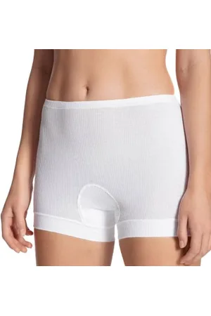 Calida Cotton High-waisted Panty Wit katoen 38 Dames
