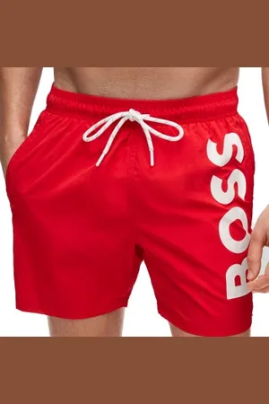 HUGO BOSS Zwembroeken Octopus Swimshort Zwart polyamide Large Heren
