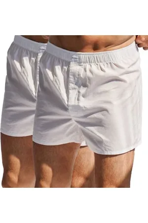 Bread & Boxers Bread and Boxers Boxer Shorts Multi Herenslips 2P Wit ecologisch katoen Small Heren