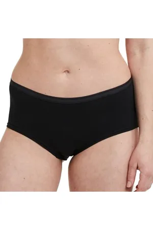 Decoy 5P Hipsters Zwart ecologisch katoen Small Dames