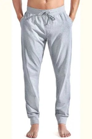 Bread & Boxers Bread and Boxers Pyjama Pants Grijs ecologisch katoen Small Heren
