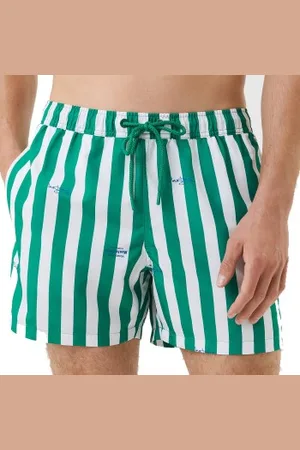 Björn Borg Zwembroeken Print Swim Shorts Groen/Wit polyester Large Heren