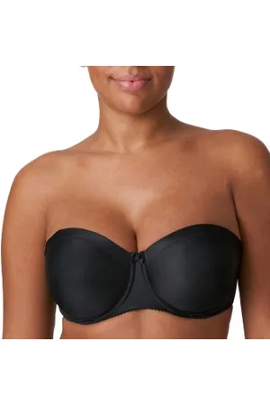 PrimaDonna Satin Non Padded Strapless Bra Zwart C 75 Dames