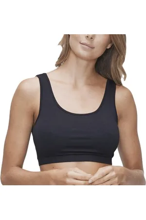 JBS of Denmark Bamboo Bra Top Wide Straps Zwart X-Small Dames