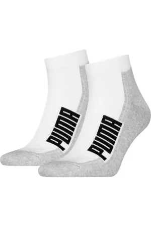 PUMA Sokken 2P BWT Cushioned Quarter Sock Wit Maat 35/38