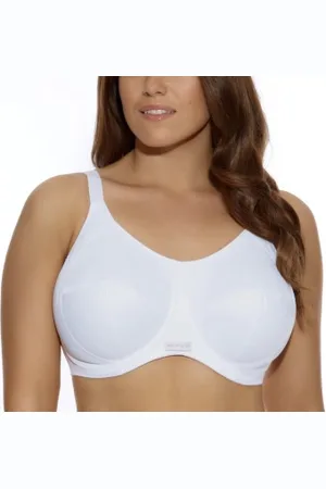 Elomi Energise Sports Bra Wit nylon D 85 Dames
