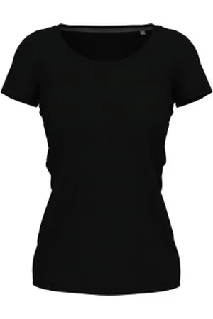 Stedman Claire Crew Neck Zwart rondgewoven katoen Small Dames