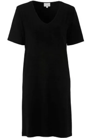 Damella Bamboo Short Sleeve Nightdress Zwart Bamboe Small Dames