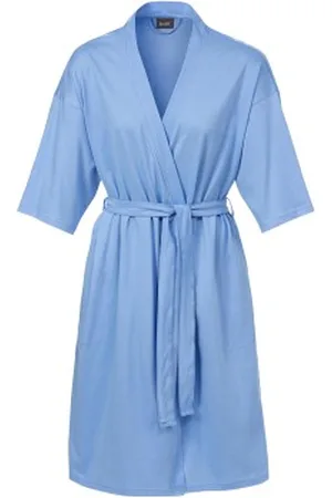 Trofé Trofe Solid Kimono Blauw katoen Medium Dames