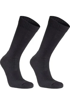 seger Sokken 2P Basic Wool Sock Zwart Maat 35/38