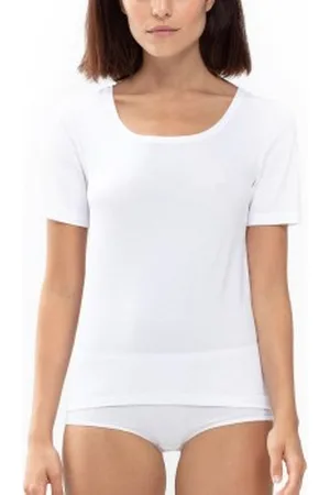 Mey Superfine Organic T-Shirt Wit katoen 36 Dames