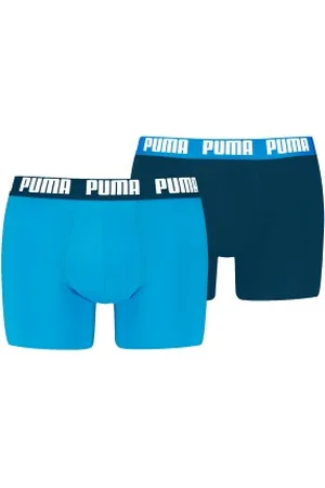 PUMA Herenslips 2P Men Everyday Basic Boxer Marine/Blauw katoen Small Heren