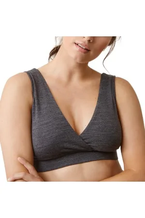 Boob The Go-To Merino wool bra Donkergrijs merinowol Medium Dames