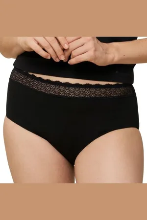 Triumph 3P Feel Of Modal Midi Zwart modaal X-Small Dames