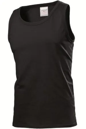 Stedman Classic Tank Top Men Zwart katoen Small Heren