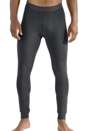 Bread & Boxers Bread and Boxers Organic Cotton Long Johns Donkergrijs ecologisch katoen Small Heren