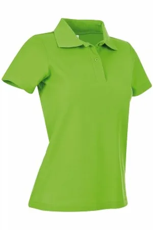 Stedman Polo Women Lichtgroen katoen Small Dames
