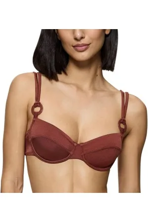 Triumph Midnight Swim Wired Bikini Top Bruin B 36 Dames