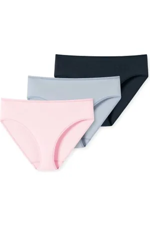 Schiesser 3P 95-5 Organic Slip Versch. kleure katoen 36 Dames