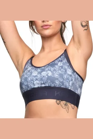 Kari Traa Fröya Wool Sports Bra Blauw polyester Large Dames
