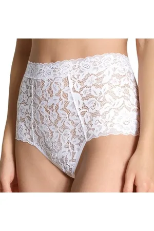 Calida Natural Comfort Lace Maxi Brief Wit polyamide Large Dames