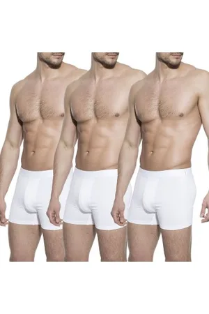 Bread & Boxers Bread and Boxers Boxer Briefs Herenslips 3P Wit ecologisch katoen Small Heren