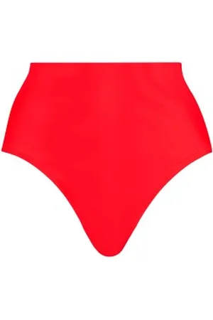 PUMA Swim Women High Waist Brief Rood X-Small Dames