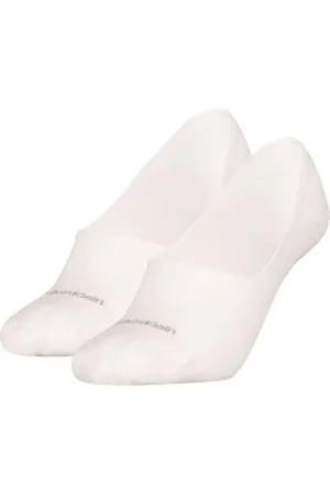 Calvin Klein Calvin Klein Sokken 2P Women Mid Cut Footie Socks Wit Maat 35/38 Dames