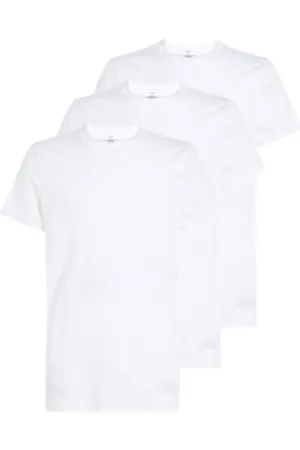 Calvin Klein 3P Crew Neck T-Shirt Wit katoen Medium Heren