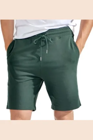 Bread & Boxers Bread and Boxers Lounge Shorts Bosgroen ecologisch katoen Medium Heren