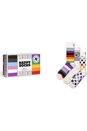 Happy Socks Sokken 3P Mix Pride Gift Set Versch. kleure katoen Maat 41/46
