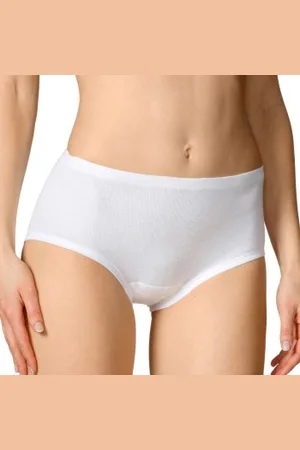 Calida Midislip Brief Wit katoen 38 Dames
