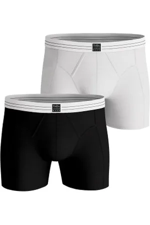 Björn Borg Herenslips 2P Premium Cotton Stretch Original Boxer Zwart/Wit Large Heren