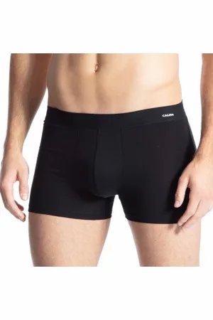 Calida Herenslips Cotton Code Boxer Brief Zwart katoen Large Heren