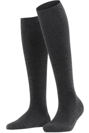 Falke Falke Sokken Women Softmerino Knee High Antraciet Maat 37/38 Dames