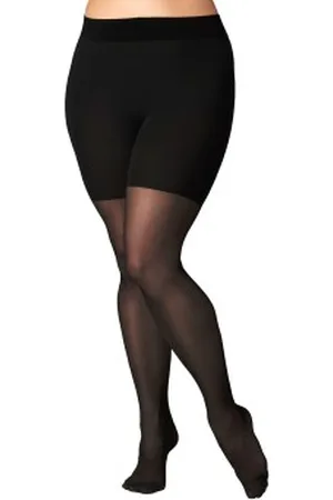 Falke Falke Women City Beauty Plus 50 Tights Zwart polyamide A Dames