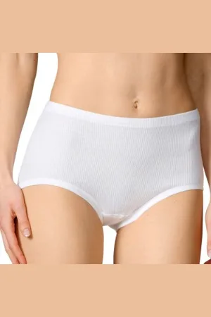 Calida Cotton Midi Brief Wit katoen 38 Dames