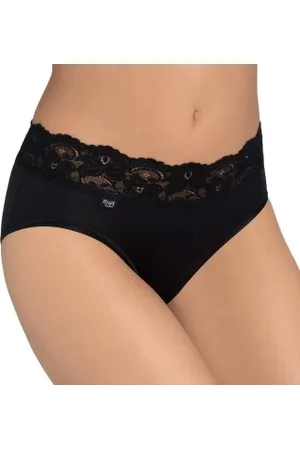 Sloggi Romance Midi Zwart 36 Dames