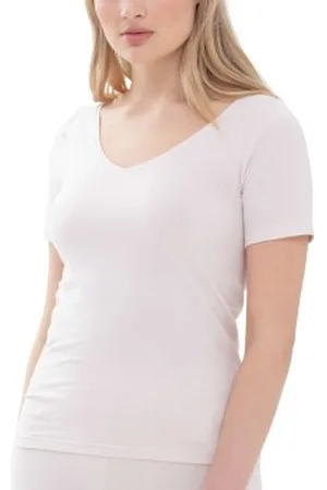 Mey Superfine Organic V-Neck T-Shirt katoen 36 Dames