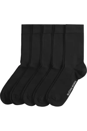 Björn Borg Sokken 10P Essential Socks Zwart Maat 36/40