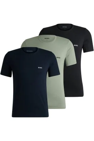 HUGO BOSS 3P Classic Regular Fit T ShirtRN Versch. kleure katoen Medium Heren